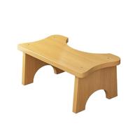 GCYEIDMA Taburete de Banio Madera Taburete de pie Madera for mesita Noche, escalón Vintage, Antideslizante, for Dormitorio, baño y Cocina, 1 ud(B)