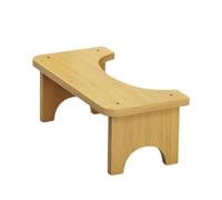 GCYEIDMA Taburete de Banio Madera Taburete de pie Madera for mesita Noche, escalón Vintage, Antideslizante, for Dormitorio, baño y Cocina, 1 ud(A)