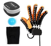 GCZQYAM Guantes de Robot de rehabilitación de autoentrenamiento, Protector de Soporte para enderezar los Dedos, Entrenamiento Manual de exoesqueleto Funcional