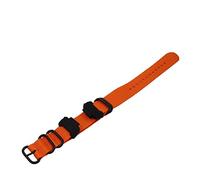 GD-110/100/120 GA-100/110/400 DW-5600 GW-6900 Ajuste de nylon para correa de reloj NATO Correa de pulsera con hebilla negra con adaptadores aptos para correa de reloj Casio (Color : Orange)