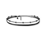 Gd. GOOD.designs EST. 2015 Tobillera para mujer I Tobillera de varias filas - Ajustable I Cadena de serpiente Tobillera en Oro - Plata - Oro Rosa - Negro I Resistente al agua, Acero inoxidable