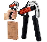 GD IRON GRIP - Entrenador de fuerza de agarre ajustable, fortalecedor de agarre de mano, ejercitador de muñeca, fortalecedor silencioso y duradero, entrenamiento de fuerza para antebrazo, dedos y mano