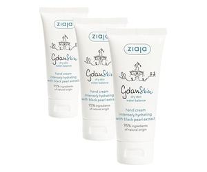 GDANSKIN Crema de manos hidratante Ziaja (Paquete de 3)