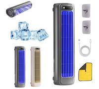 GDAONUDK 2025 Aire Acondicionado Brizaac Cooling Ace, con 3 Velocidades Y Pantalla TáCtil LED, Silencioso, for Dormitorio Y Oficina(Dark gray)