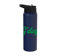 G'Day Bandera Australiana Australia Día Amor Australia Stainless Steel Insulated Water Bottle