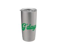 G'Day Bandera Australiana Australia Día Amor Australia Vaso térmico de acero inoxidable de doble pared