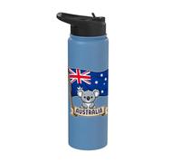 G'Day Mate Australia Day Bandera Australiana Koala Australia Stainless Steel Insulated Water Bottle