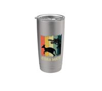 G'Day Mate Australia Day Canguro australiano Retro Vintage Vaso térmico de acero inoxidable de doble pared