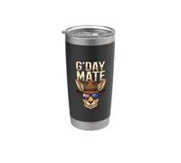 G'Day Mate Australia Day Canguro australiano Vaso térmico de acero inoxidable de doble pared