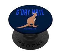 Gday Mate Australia with Kangaroo PopSockets PopGrip Adhesivo