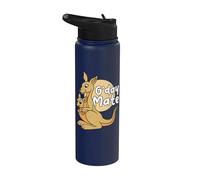 G'Day Mate Lindo Canguro Australiano Straya Australia Stainless Steel Insulated Water Bottle