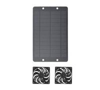 GDBAGKDQK Ventilación Solar Automático De 15 W/25 W Y 6 Pulgadas con Interruptor, Apto For Gallineros, Invernaderos, Caravanas Perreras Enfriamiento RáPido(15W)