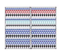 GDBTDL Organizador de Llaves Comercial 180 Espacios,Armario Seguro de Pared para Gestión Inmobiliaria & Concesionarios, Solución Eficiente de Almacenamiento