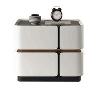 GddOGUK Pasos de Noche con 2 cajones Mesa de Noche de cabecera No se Requiere instalación de Mesa Auxiliar para Sala de Estar de Dormitorio