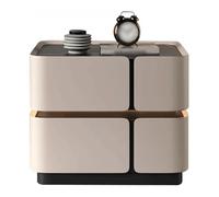 GddOGUK Pasos de Noche con 2 cajones Mesa de Noche de cabecera No se Requiere instalación de Mesa Auxiliar para Sala de Estar de Dormitorio