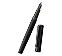 GddOGUK Pluma estilográfica de Alta Gama for Escribir caligrafía de Metal, Punta Ultrafina Suave de 0,38 mm/0,5 mm, Pluma de Escritura Moderna for firmas.(F0.5mm)
