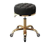 GddOGUK Taburete de Mensajes Profesional, Taburete Redondo rodante, Taburete Giratorio para Mensajes con Ruedas, Taburete de salón Ajustable, Taburete de Belleza