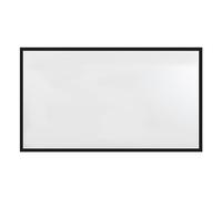 Gdetnysty Pantalla de proyección de 100 pulgadas para cine en casa, con marco de aluminio, formato 16, 9, ángulo de visión de 160°, bolsa de transporte para cine en casa, conferencia, enseñanza