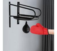 Gdetnysty Paquete completo de pelota de fitness boxeo reacción entrenamiento kit montaje en pared saco de boxeo fitness pelota profesional con cilindro inflable 9.5 kg altura ajustable 30 cm es para