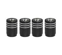 GDFEH Tapones De Válvula De Coche para Alfa Romeo Stelvio 2017-2022, Válvulas De Neumáticos Metal Tapa De Válvula De Tapas Antipolvo Tapones Rueda Accesorios,A