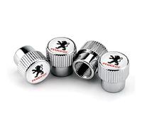 GDFEH Tapones De Válvula De Coche para Peugeot 2008 2019-2023, Válvulas De Neumáticos Metal Tapa De Válvula De Tapas Antipolvo Tapones Rueda Accesorios,B