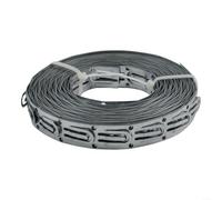 Gdfnmogo 1 guía de cables por suelo radiante eléctrico para sistemas de calefacción por suelo radiante, clips de fleje de cobre galvanizado con espacio de 1 pulgada, compatible con subsuelos de madera