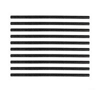 Gdfnmogo 10 clips de ventilación de automóvil con instalación de taladro, abrazaderas decorativas de salida de aire de diamantes de imitación para personalización interior de automóviles (color negro)