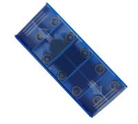 Gdfnmogo 10 insertos redondos de carburo Ci5 de 8,9 mm para herramientas de torneado de madera, cortador indexable para huecos, 0.340 pulgadas de diámetro, 0.65 pulgadas de grosor, compatible con