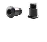 Gdfnmogo 2 pernos de fijación para desviador trasero, tornillos de aleación de aluminio para desviador trasero de bicicleta, ligeros para tornillos de desviador trasero compatibles con