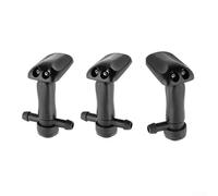 Gdfnmogo 3 boquillas de plástico para limpiaparabrisas de repuesto directo compatibles con Saab 9-3/9-3X 2003-2011, chorros de capó izquierdo y derecho, incluye