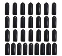 Gdfnmogo 30pcs Tapas Tiendas Campaña PVC 8mm Protección | funcional plástico, evita perforaciones, tamaño 26x8x8mm, ideal piquetas estándar, uso exterior