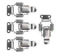 Gdfnmogo 4 abrazaderas de cierre de palanca de acero inoxidable para cajas de herramientas, maletas y cajas con doble Spri Loc(S)