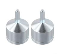 Gdfnmogo 4 limpiadores de tuberías de 15 + 22 mm para taladro eléctrico, cepillos de limpieza de tubos de metal compatibles con tubos de cobre OD de 3/4 pulgadas, mango hexagonal para uso de alto par