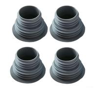 Gdfnmogo 4 unids tubo de drenaje manguera de silicona sello para lavadora, material TPR, antienvejecimiento y anticorrosión, para uso doméstico baño cocina (gris)