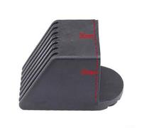 Gdfnmogo 4Pics - Cubiertas de extremo de tubo cuadrado para equipo de gimnasio, 30 x 30 mm/40 x 40 mm/50 x 50 mm, patas de goma antideslizante, fundas protectoras para patas de silla y ajuste (30 x 30