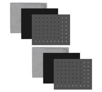 Gdfnmogo 6 forros de silicona reutilizables para freidora de aire con malla perforada y estilos sólidos para mayor funcionalidad