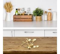 Gdfnmogo 8 mini cucharas de acero inoxidable para tarros de especias, sal, azúcar, pimienta, miel, 2.95 pulgadas, grado alimenticio 304, ergonómicas y para herramientas de cocina fáciles de limpiar