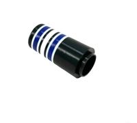 Gdfnmogo 9. Accesorios múltiples de 2 x 25 x 14 para ejes de piezas. Repuesto en virolas Club Colors Plástico, hierros de 2 mm (azul)