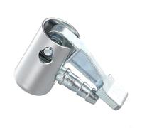 Gdfnmogo ABS para adaptador de boquilla con bloqueo de pulgar, doble cabezal para conector de bicicleta para y para válvulas, convertidor de válvula de 150 PSI para