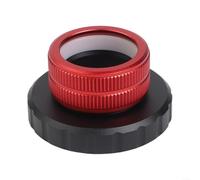Gdfnmogo Acoplador de ocular telescopio M42 M48 2 pulgadas a 1.25 anillo adaptador aleación de aluminio bloqueo rápido accesorio de montaje de cámara rojo (M48-1.25 pulgadas)