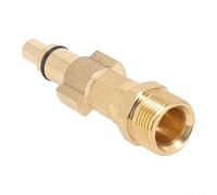 Gdfnmogo Adaptador de bayoneta de latón con rosca M22, para limpiador de alta presión Parkside, adaptador de bayoneta de latón M22 rosca macho para LAVOR