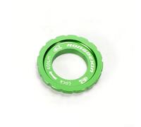 Gdfnmogo Adaptador de freno de disco de bicicleta, para cubo de bloqueo central a conversión de 6 pernos CNC aleación de aluminio piezas de ciclismo negro rojo azul oro verde púrpura (verde)