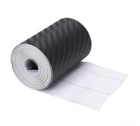 Gdfnmogo Adhesivo de fibra de carbono para coche, que garantiza una protección antiarañazos y duradera resistente al desgaste, cinta de fibra de carbono impermeable para umbral de puerta y espejo