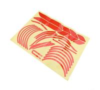 Gdfnmogo Adhesivo reflectante para patinete eléctrico, material de PVC, juego de 36 x 28 cm, mejora la visibilidad nocturna y la seguridad vial, compatible con Xiaomi (color negro)