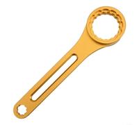 Gdfnmogo Aleación de aluminio 6 en 1 Herramienta de pedalier para SRAM 386 MT800, 12T 16T Notch BB Install Remover Llave Llave (dorada)