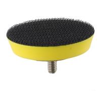 Gdfnmogo Almohadillas de respaldo de disco de lijado de pulido, para lijadora neumática, accesorios de lijadoras orbitales de aire de rosca M6 M8 de 1-6 pulgadas de diámetro, almohadillas de molienda