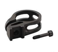 Gdfnmogo Anillo de fijación de aleación para componentes de engranaje de freno negro mate X9 X0 Xx Xo1 para Xx1 abrazadera de pulgar CNC Shifter Set Reparación para tener tornillo aluminio para Sram