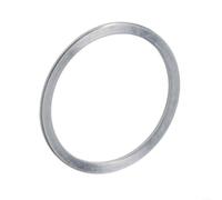Gdfnmogo Arandela espaciadora de afinación para auriculares de bicicleta, para horquilla de 28,6 mm, junta de anillo de ajuste de aleación de aluminio, para corrección de altura del vástago, plata