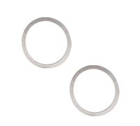 Gdfnmogo Arandelas espaciadoras para auriculares de bicicleta de 0,3 mm x 28,6 mm, para vástago de 1 1/8 pulgadas, cuñas de junta de acero plateado, para ajuste y mantenimiento del tubo de horquilla