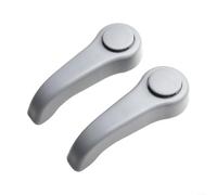 Gdfnmogo Asas de ajuste de asiento delantero de plástico ABS, compatibles con II 1998-2008 y I 1993-2007, OEM 7701209658 7701470827, gris, par